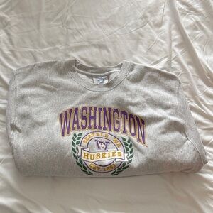 Champion Gray University of Washington Sweatshirt